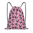thumbnail image 1 of Kdxio Cute Panda Print Drawstring Backpack Bag,Waterproof Draw String Back Sack, Gym Drawstring Bags Swim Bag For Unisex, 1 of 9