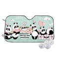 thumbnail image 1 of Kdxio Cute Panda Print Windshield Sun Shade,UV Rays and Sun Heat Protection,Sunshade for Car Windshield,Car Shade Front Windshield - Medium, 1 of 6