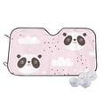 thumbnail image 1 of Kdxio Cute Panda Print Windshield Sun Shade,UV Rays and Sun Heat Protection,Sunshade for Car Windshield,Car Shade Front Windshield - Medium, 1 of 6
