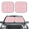 thumbnail image 1 of Kdxio Cute Pig Nose Print 2-Piece Sun Shade Front Windshield - Foldable Car Front Window Sunshades for Most Sedans SUV Truck, 1 of 6