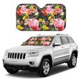 thumbnail image 1 of Kdxio Cute Pigs Sunflower Print Windshield Sun Shade, Foldable Sun Blocker for Car,Truck,SUV Automotive Interior Sun Protection,Reflective Shade for Front Windshield(Medium), 1 of 6