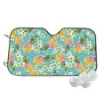 thumbnail image 1 of Kdxio Cute Pineapples Print Windshield Sun Shade,UV Rays and Sun Heat Protection,Sunshade for Car Windshield,Car Shade Front Windshield - Small, 1 of 6