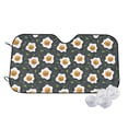 thumbnail image 1 of Kdxio Cute Poached Eggs Print Windshield Sun Shade,UV Rays and Sun Heat Protection,Sunshade for Car Windshield,Car Shade Front Windshield -, 1 of 6