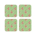 thumbnail image 1 of Kdxio Cute Poodle Dog Funny Coasters,4 Pcs Leather Coasters,Housewarming Gifts,Protect Furniture from Water Marks Scratch and Damage, 1 of 8