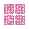thumbnail image 1 of Kdxio Cute Poodle Dog Funny Coasters,4 Pcs Leather Coasters,Housewarming Gifts,Protect Furniture from Water Marks Scratch and Damage, 1 of 8