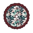 thumbnail image 1 of Kdxio Cute Poodle Dog Print Christmas Tree Skirt Christmas Xmas Tree Skirts Mat for New Year Holiday Christmas Party Decorations-30", 1 of 6