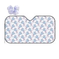 thumbnail image 1 of Kdxio Cute Poodle Dog Print Front Windshield Sun Shade,Folding Auto Sunshade for Car Truck SUV-, 1 of 7