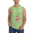 thumbnail image 1 of Kdxio Cute Poodle Dog for Men's Muscle T-shirt,Sleeveless for Workout Running Athletic Gym Lounge Casual, 1 of 7