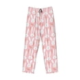 thumbnail image 1 of Kdxio Cute Rabbit Carrot Print Men's Sleep Pajama Pant Lounge Pants with Pockets, 1 of 8
