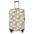 thumbnail image 1 of Kdxio Cute Rabbit Floral Pattern Luggage Cover for Travel,Elastic and Durable,Fits 18-32 Inch,-No luggage included, 1 of 8