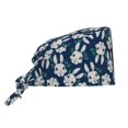 thumbnail image 1 of Kdxio Cute Rabbit Pattern Turban Hat for Women Men Comfortable Adjustable Cleaning Working Cap with Sweatband, 1 of 8