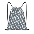 thumbnail image 1 of Kdxio Cute Rabbit Print Drawstring Backpack Bag,Waterproof Draw String Back Sack, Gym Drawstring Bags Swim Bag For Unisex, 1 of 9