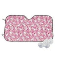 thumbnail image 1 of Kdxio Cute Rabbit Print Windshield Sun Shade,UV Rays and Sun Heat Protection,Sunshade for Car Windshield,Car Shade Front Windshield - Medium, 1 of 6