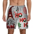 thumbnail image 1 of Kdxio Cute Santa Print Men'S Swim Trunks With Compression Liner 7 Inch Inseam Quick Dry Swim Shorts, 1 of 7