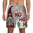 thumbnail image 1 of Kdxio Cute Santa Print Men'S Swim Trunks With Compression Liner 7 Inch Inseam Quick Dry Swim Shorts, 1 of 7