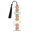 thumbnail image 1 of Kdxio Cute Sloth In Yoga Pose Tree Print Metal Tassel Bookmarks,Perfect Gift for Art Lovers and Bookworms Metal Bookmarks for Women, 1 of 8