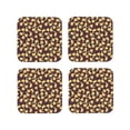 thumbnail image 1 of Kdxio Cute Small Farm Birds Funny Coasters,4 Pcs Leather Coasters,Housewarming Gifts,Protect Furniture From Water Marks Scratch And Damage, 1 of 1