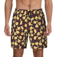 thumbnail image 1 of Kdxio Cute Small Farm Birds Print Men'S Swim Trunks With Compression Liner 7 Inch Inseam Quick Dry Swim Shorts, 1 of 7