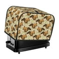 thumbnail image 1 of Kdxio Cute Squirrel with Green Leaves Print Toaster Cover Bread Machine Cover Fits for Most Standard 2 Slice Toasters,Keep Toaster Free From Dust And Fingerprint Oven Dustproof Cover, 1 of 7