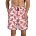 thumbnail image 1 of Kdxio Cute Watermelon Pattern Mens Casual Shorts - Drawstring Summer Beach Sports Shorts for Men, 1 of 9