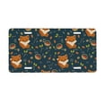 thumbnail image 1 of Kdxio Cute plant fox License Plate Car Front License Plate Car Decoration Car Accessories Front Tag Plate Standard Size, 1 of 8