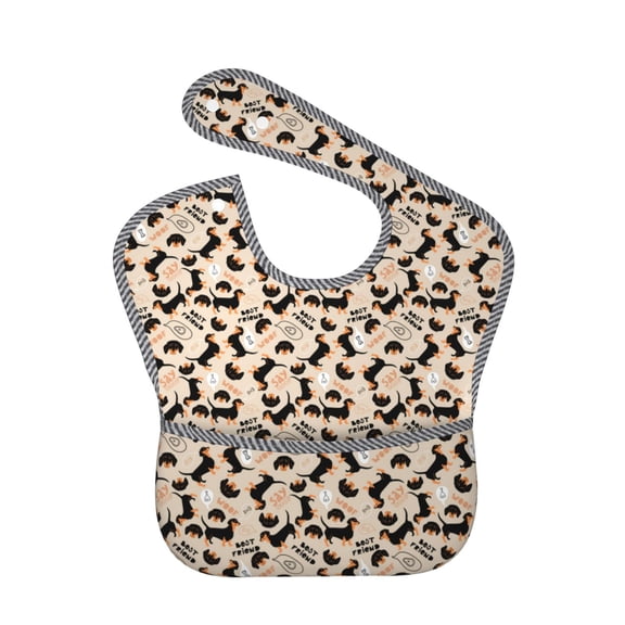 Kdxio Dachshund Bibs For Babies, Baby Bibs for Eating, Toddler Bibs, Waterproof Bibs, Feeding Bibs, for Toddlers, Boys, Girls