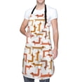 thumbnail image 1 of Kdxio Dachshund Dog Apron with Pockets Adjustable Kitchen Aprons for Men Women Waterproof Aprons for Cooking,Drawing,Crafting, Baking Household Cleaning, 1 of 8