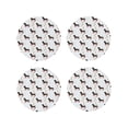 thumbnail image 1 of Kdxio Dachshund Dog Funny Coasters,4 Pcs Leather Coasters,Housewarming Gifts,Protect Furniture from Water Marks Scratch and Damage, 1 of 8
