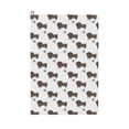 thumbnail image 1 of Kdxio Dachshund Dog Pattern Golf Towel (24" X 16") with Carabiner Clip - The Convenient Golf Cleaning Towel, 1 of 8