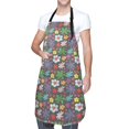 thumbnail image 1 of Kdxio Daisies Flowers Apron with Pockets Adjustable Kitchen Aprons for Men Women Waterproof Aprons for Cooking,Drawing,Crafting, Baking Household Cleaning, 1 of 8