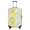 thumbnail image 1 of Kdxio Daisies Flowers Pattern Luggage Cover for Travel,Elastic and Durable,Fits 18-32 Inch,-No luggage included, 1 of 8