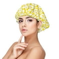 thumbnail image 1 of Kdxio Daisies Flowers Pattern Satin Bonnet Silk Bonnet Hair Bonnet for Sleeping Hair Bonnets for Women Curly Natural Hair, 1 of 6
