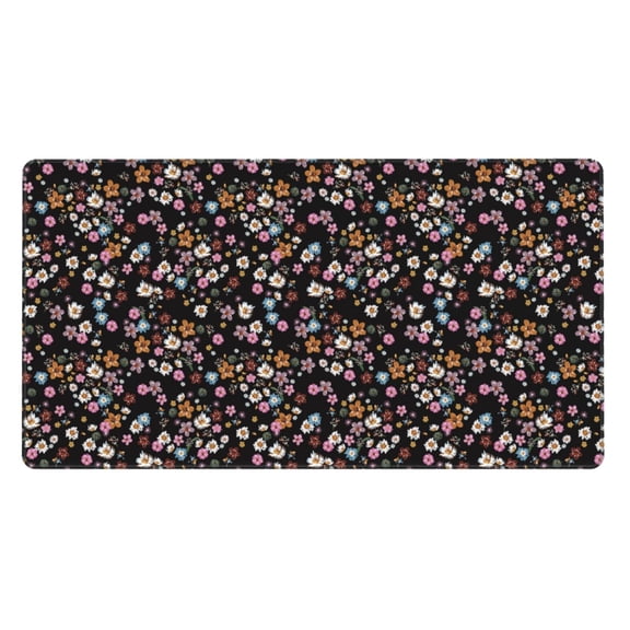 Kdxio Daisies Flowers Print Large Gaming Mouse Pad,Non-Slip Base,Water Resist Keyboard Pad for Gamer,Office & Home,29.5 x 15.8 in