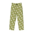 thumbnail image 1 of Kdxio Daisies Flowers Print Men's Sleep Pajama Pant Lounge Pants with Pockets, 1 of 8