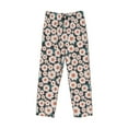thumbnail image 1 of Kdxio Daisies Flowers Print Men's Sleep Pajama Pant Lounge Pants with Pockets, 1 of 8