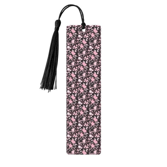 Kdxio Daisies Flowers Print Metal Tassel Bookmarks,Perfect Gift for Art Lovers and Bookworms Metal Bookmarks for Women