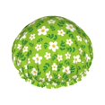 thumbnail image 1 of Kdxio Daisies Flowers Print Shower Cap for Women,Elastic and Reusable,Double Waterproof Layers Bathing Hat, 1 of 9
