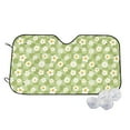 thumbnail image 1 of Kdxio Daisies Flowers Print Windshield Sun Shade,UV Rays and Sun Heat Protection,Sunshade for Car Windshield,Car Shade Front Windshield - Medium, 1 of 6