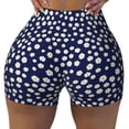 thumbnail image 1 of Kdxio Daisies Flowers Print Workout Shorts for Women Seamless Soft Smooth Gym Yoga Scrunch Active Shorts, 1 of 9