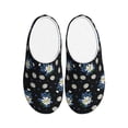 thumbnail image 1 of Kdxio Daisies Flowers Women's Men's Slippers Plush Slip-On House Slipper for Winter Indoor Soft Cushion Non-slip Fluffy Slides Slippers-35/36, 1 of 7