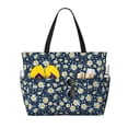 thumbnail image 1 of Kdxio Daisy Floral B for Beach Bag for Women Large Beach Tote Bag Waterproof Sandproof Swim Bag with Zipper Pockets Beach Vacation Travel, 1 of 7
