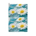thumbnail image 1 of Kdxio Daisy Flowers Pattern Golf Towel (24" X 16") with Carabiner Clip - The Convenient Golf Cleaning Towel, 1 of 8