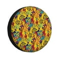 thumbnail image 1 of Kdxio Dancing African Womens for Tire Cover Wheel Protectors Tyre Covers Weatherproof Wheel Covers Universal Fit for Trailer Rv SUV Truck Camper Travel Trailers 14 inch, 1 of 5