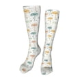 thumbnail image 1 of Kdxio Dandelion Funny Silky Novelty Funky Long Knee High Socks Soft 3D Print Cosplay Crazy Stockings for Men Women, 1 of 8