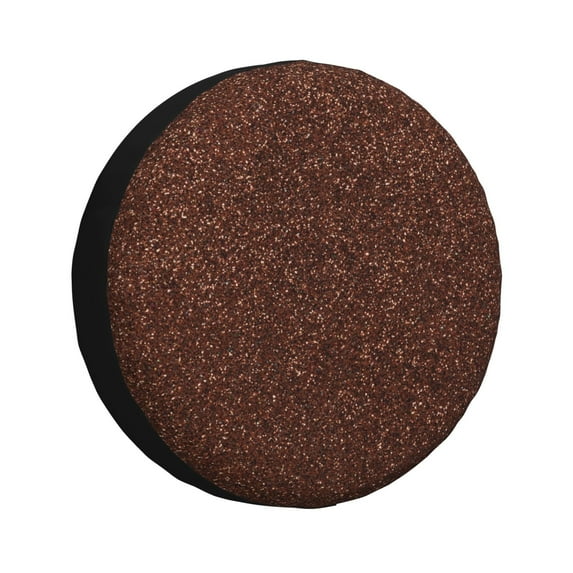 Kdxio Dark Brown Glitter for Tire Cover Wheel Protectors Tyre Covers Weatherproof Wheel Covers Universal Fit for Trailer Rv SUV Truck Camper Travel Trailers 16 inch
