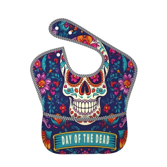 Kdxio Dead Day Party Bibs For Babies, Baby Bibs for Eating, Toddler Bibs, Waterproof Bibs, Feeding Bibs, for Toddlers, Boys, Girls