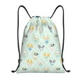 thumbnail image 1 of Kdxio Different Breeds of Dogs Print Drawstring Backpack Bag,Waterproof Draw String Back Sack, Gym Drawstring Bags Swim Bag For Unisex, 1 of 1