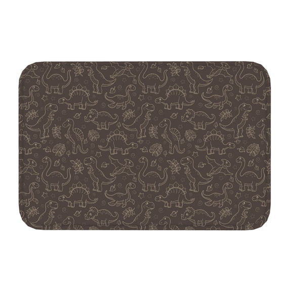 Kdxio Dinosaur,16" x 24", Non-Slip Front Door Mats,Outdoor Welcome Mat Washable