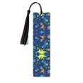 thumbnail image 1 of Kdxio Dinosaur In Space Print Metal Tassel Bookmarks,Perfect Gift for Art Lovers and Bookworms Metal Bookmarks for Women, 1 of 8