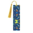 thumbnail image 1 of Kdxio Dinosaur In Space Print Metal Tassel Bookmarks,Perfect Gift for Art Lovers and Bookworms Metal Bookmarks for Women, 1 of 8